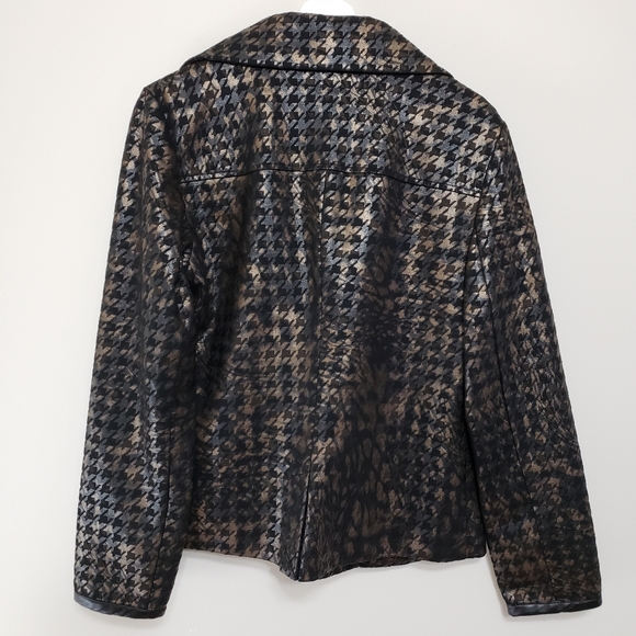 Tribal Jacket Houndstooth Soft Blazer Size Medium - Picture 3 of 6